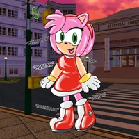 Rubber amy rose