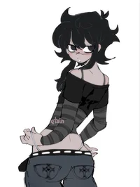 Clingy Goth Femboy