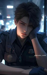 Handsome cop