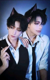 Two cat boyfriends 