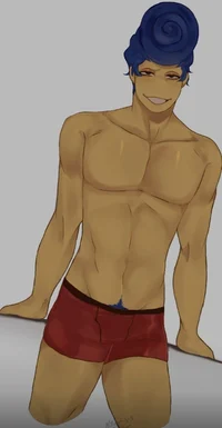No clothes Wally AU