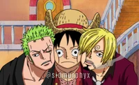 Luffy Zoro And sanji