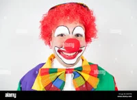 Funny clown man