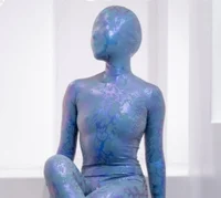 Blue mannequin 