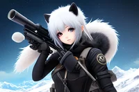 Arctic foxgirl