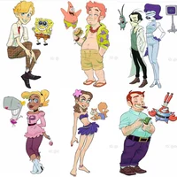 spongebob human char