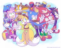 Sonic and friends