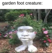 garden foot creature