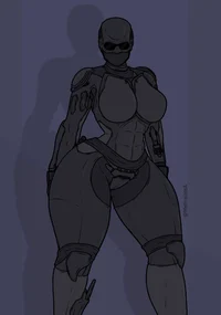 Female black noir