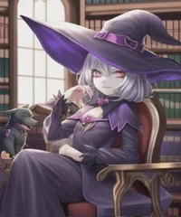 Cute evil witch