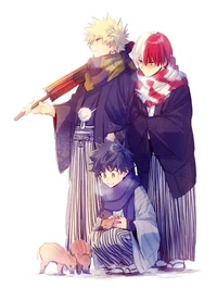 Bakugo Todoroki Deku