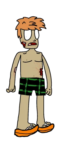 Beach Zombie Boy