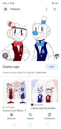 Casino cups and mups