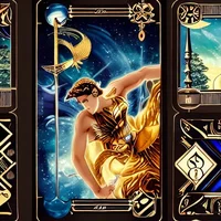 Living tarot deck