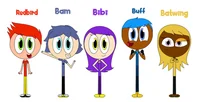 Batwheels as humans