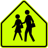 School zone ahead