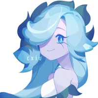 Aquamarine cookie