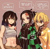 Main three female AU