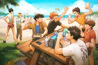 Haikyuu beach