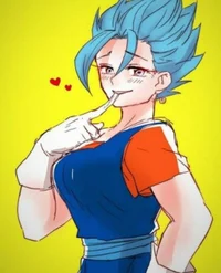 Female Vegito blue