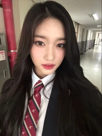 School girl Leeseo