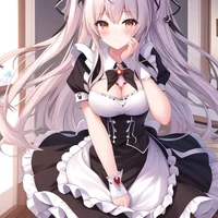 Shy cute Maid Himari