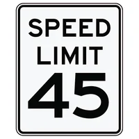 Speed limit 45