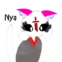 Yandere katana cat
