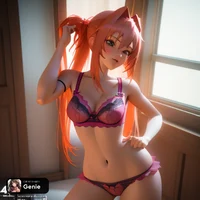 Sexy anime girl