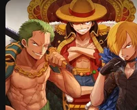 Luffy Zoro sanji bf