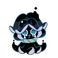 Squid ink cookie