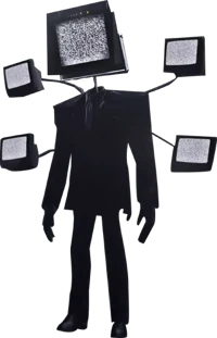 Large tv man