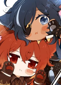 Neko Kaeya And Diluc