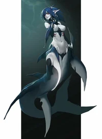 Shark woman