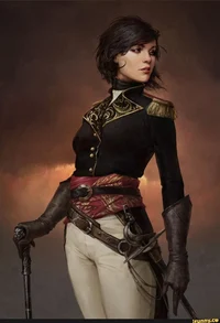 Strict military woma