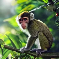 Happy monkey fun tim