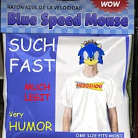blue speed mouse