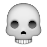 old iphone skull emj