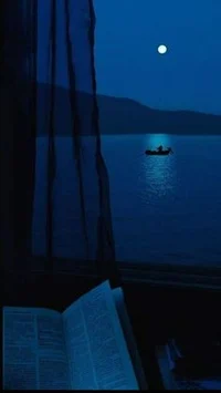 Beach in the night