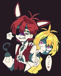 Foxy and Angry Chica