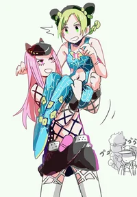 Jolyne y Anastasia 