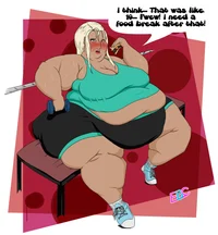 Fat Gym girl