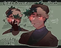 Edible brownie jonah