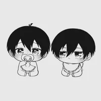 Baby Rin and Isagi