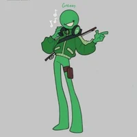 Green stickman