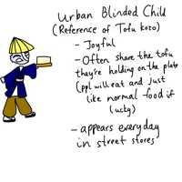 Urban Blinded Child