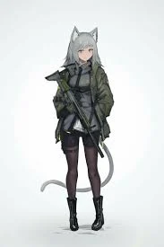 Neko militar girl