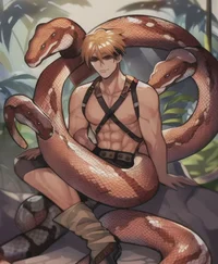 Adventurer snake guy