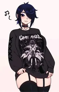 Lisa the goth girl
