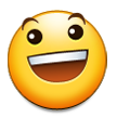 Old grinning emoji 
